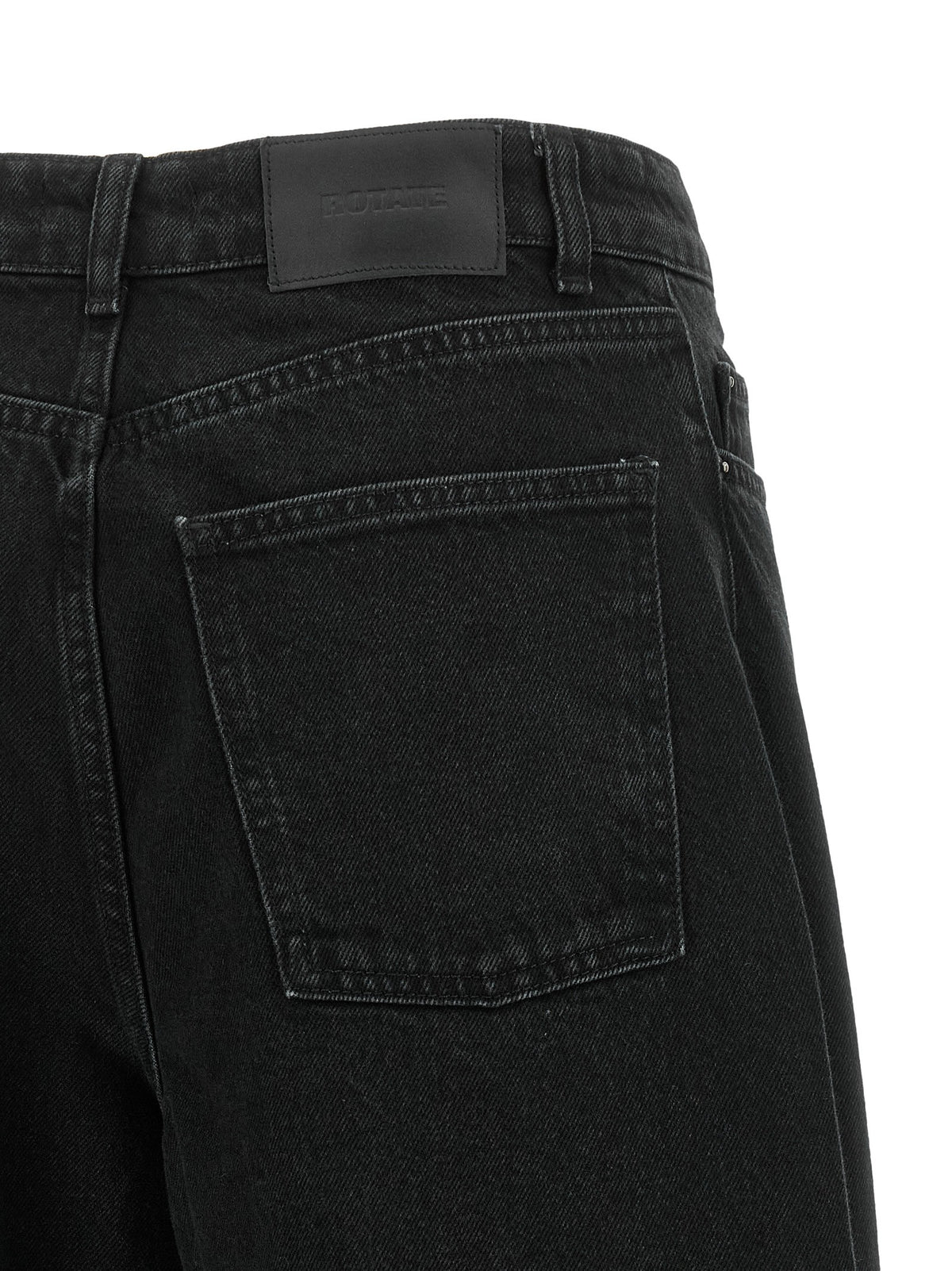 ROTATE Birger Christensen Jeans Barrel Black, view 4