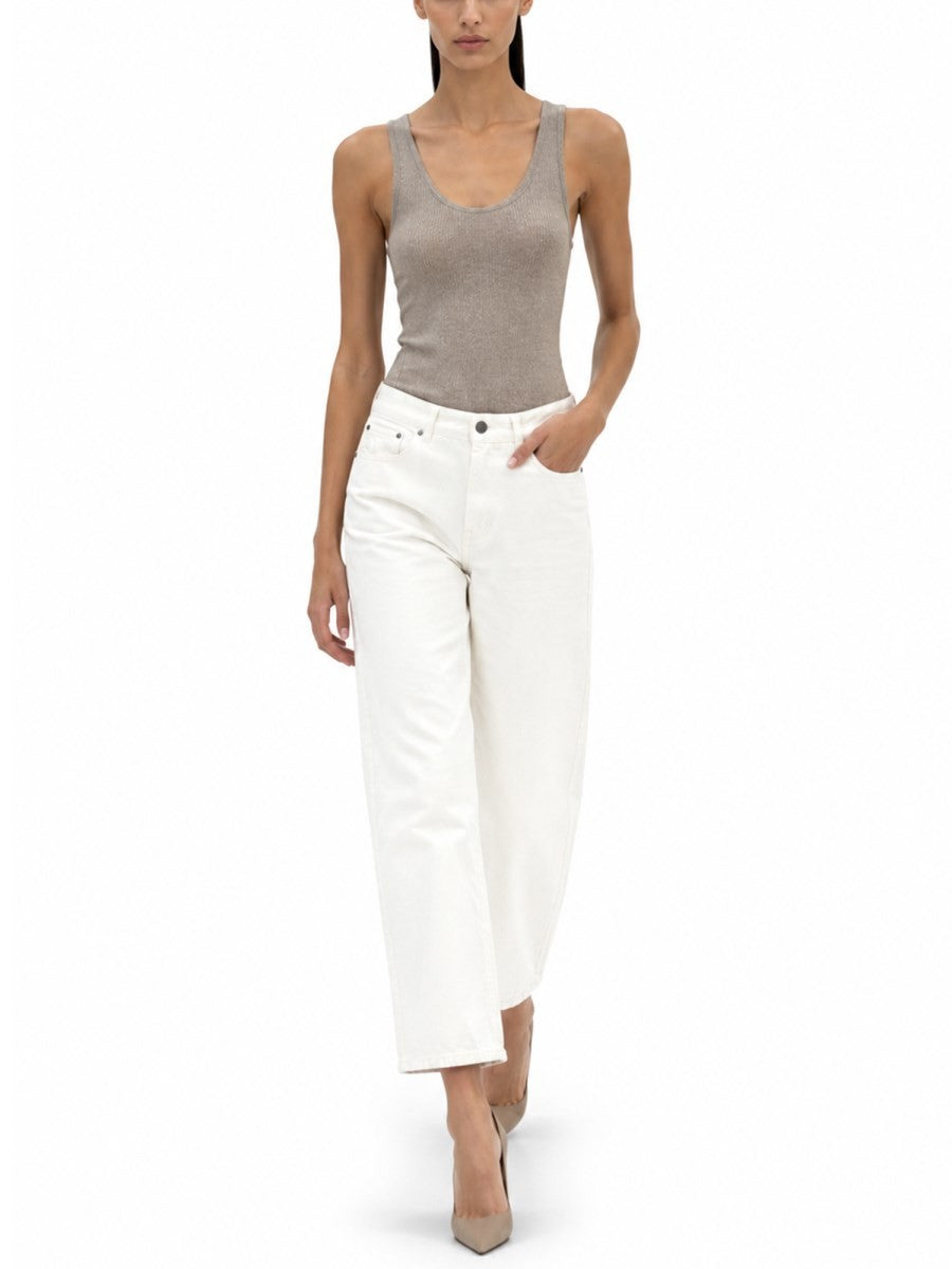 Haikure Women's Jeans Betty Bull White