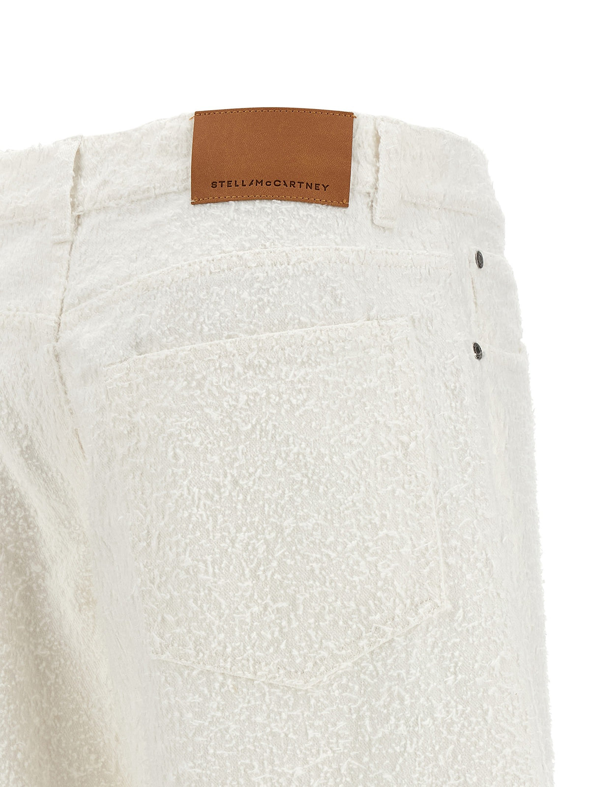 Stella McCartney Jeans Boucle White