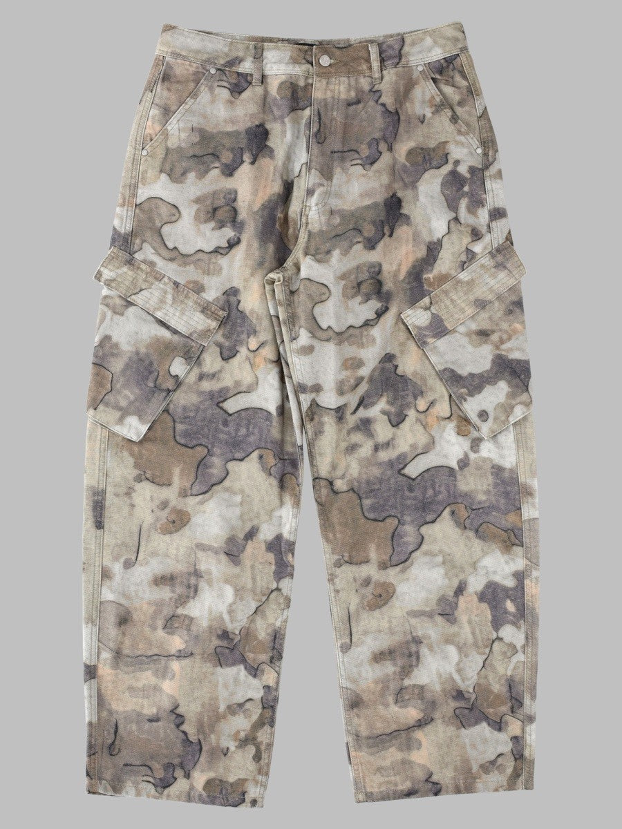 Represent Men's Cotton Jeans Cargo Green
