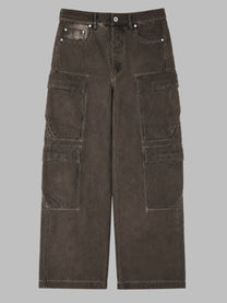 DRKSHDW Men's Jeans Cargo in Denim DI Cotone Brown