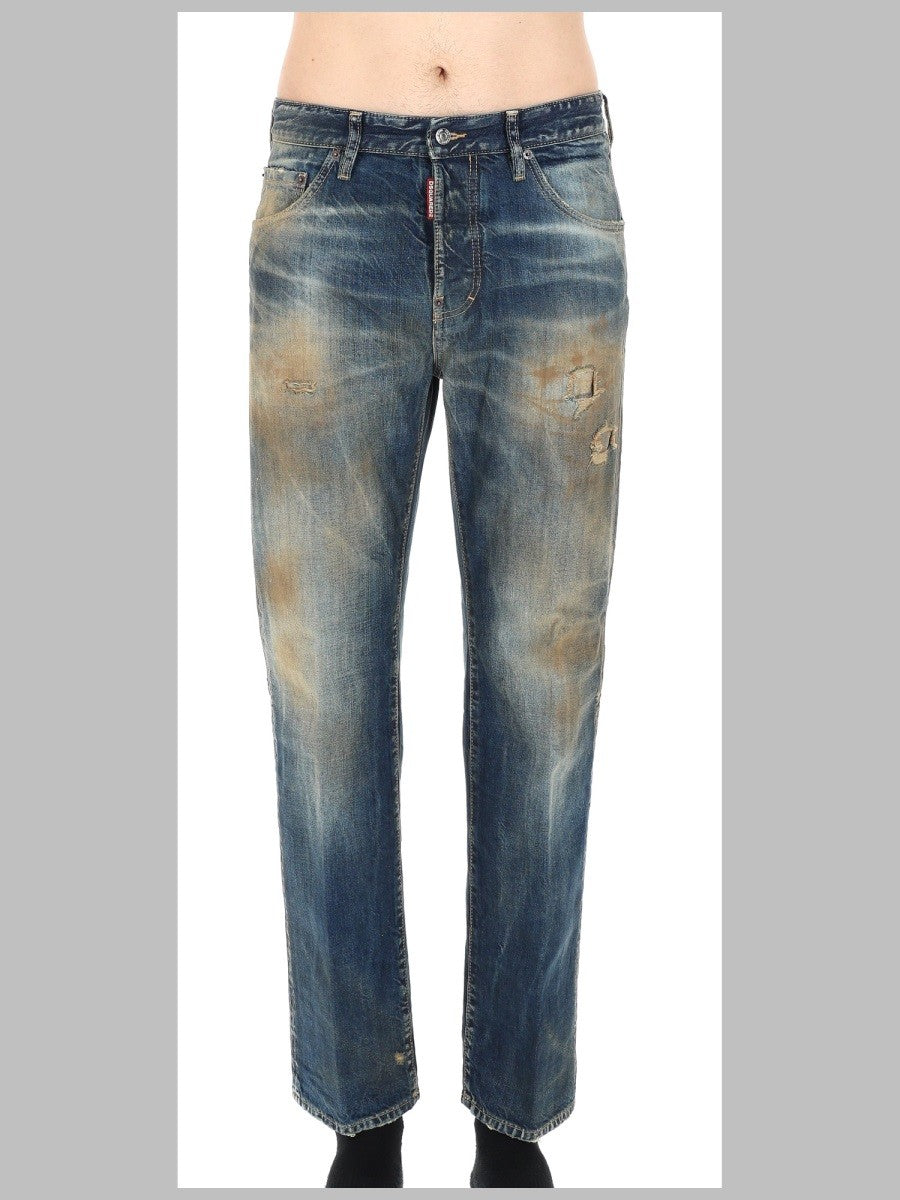Dsquared2 Men's Jeans Cinque Tasche Blue
