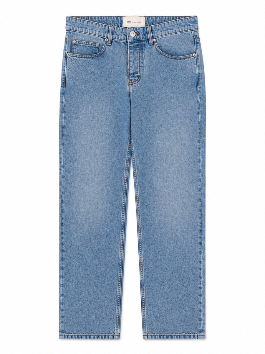 Ami Paris Men's Jeans Classic Fit Blue