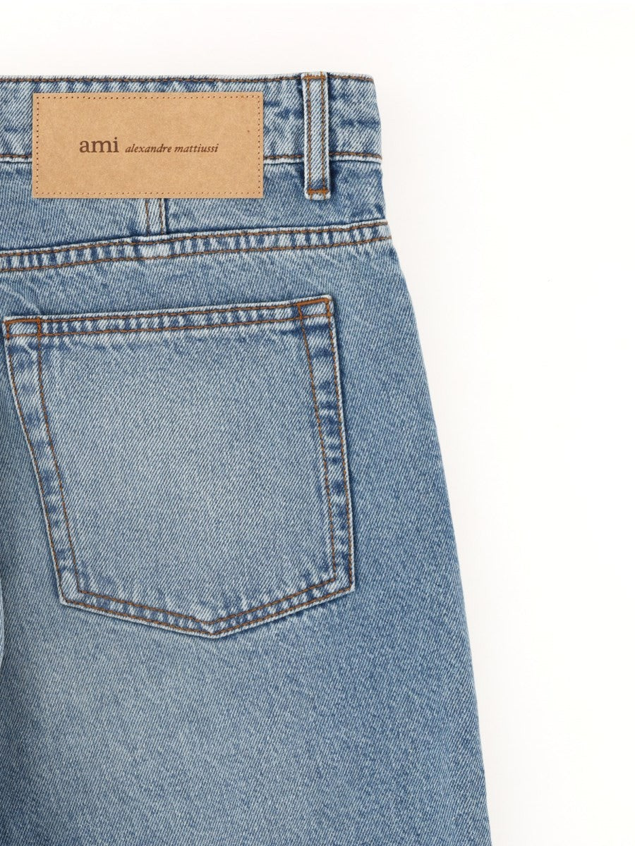 Ami Paris Men's Jeans Classic Fit Blue