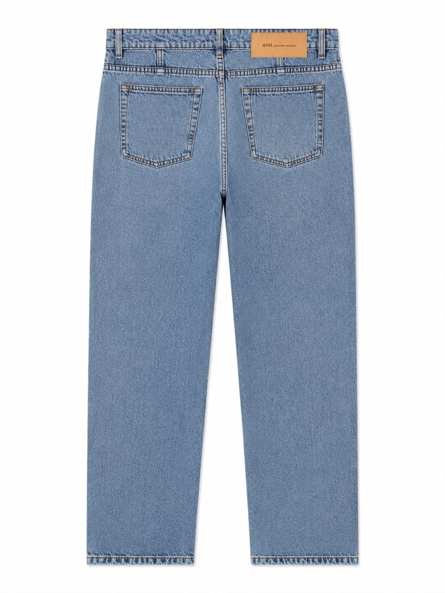 Ami Paris Men's Jeans Classic Fit Blue