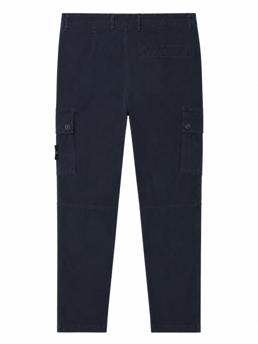 Stone Island Men's Jeans Con Patch Blue