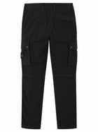 Stone Island Men's Jeans with Patch Black, view 2