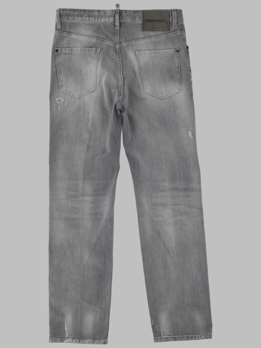 Dsquared2 Men's Jeans Con Patch Grey