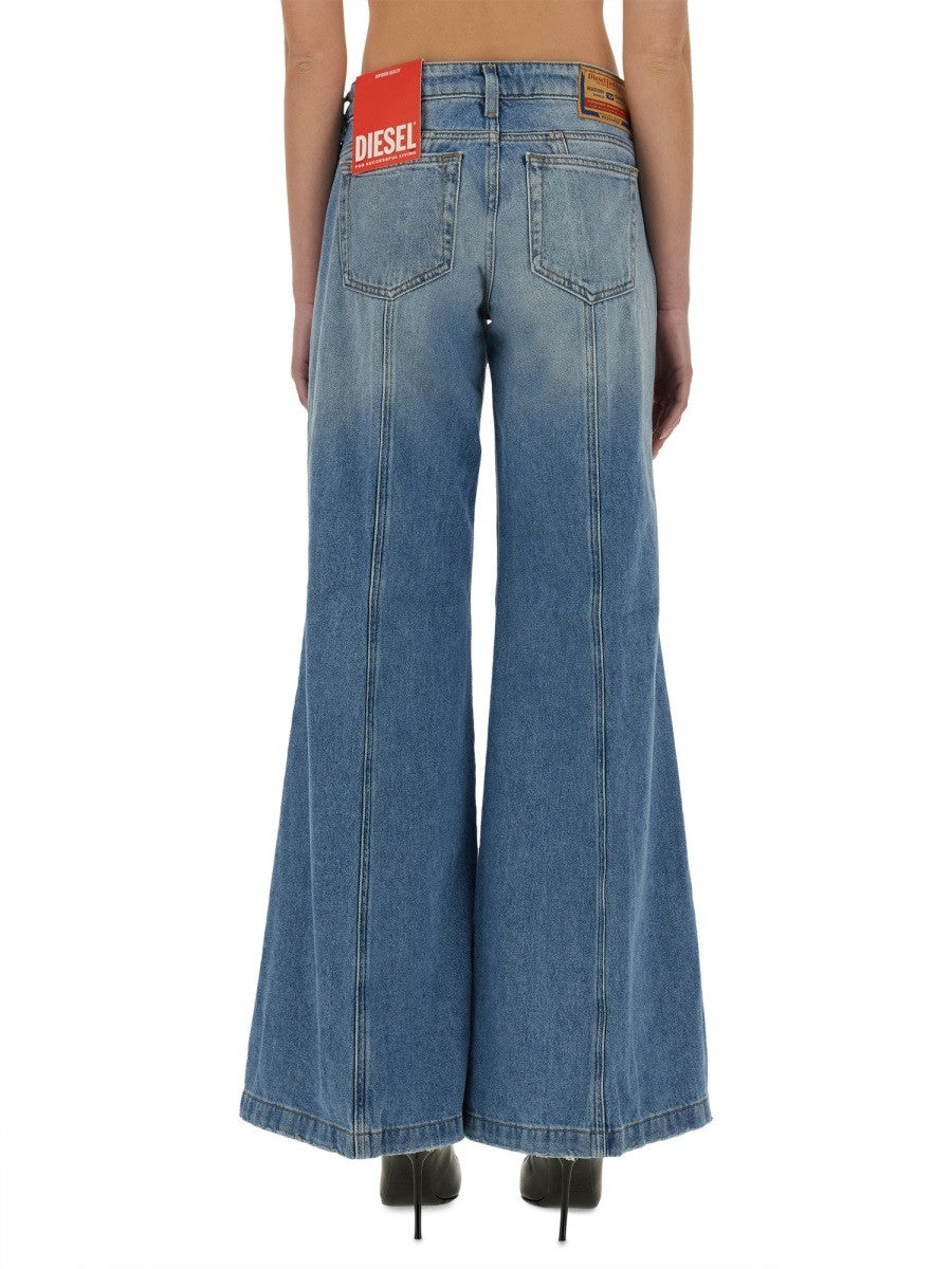 Diesel Women's Jeans Akii Oclba Blue