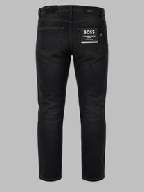 BOSS Men's Jeans Delaware Slim Fit Black