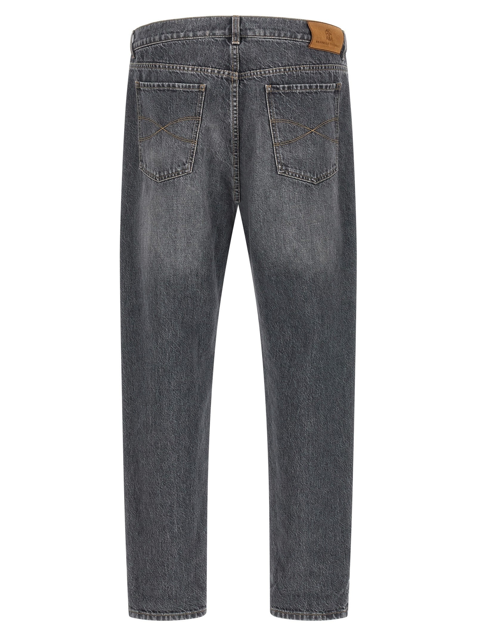Brunello Cucinelli Jeans Denim Greyscale Grey