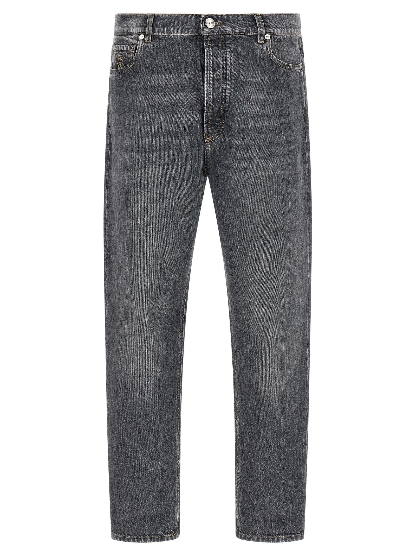 Brunello Cucinelli Jeans Denim Greyscale Grey