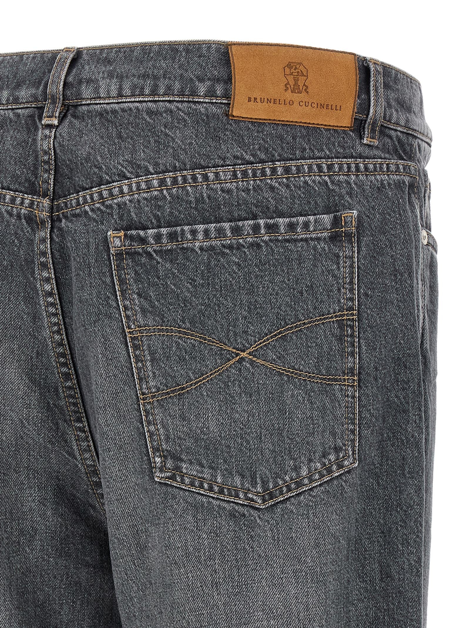 Brunello Cucinelli Jeans Denim Greyscale Grey