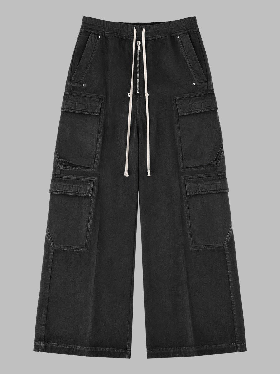 DRKSHDW Men's Jeans Double Cargo Jumbo Belas Black