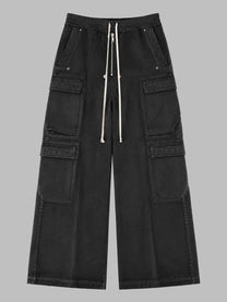 DRKSHDW Men's Jeans Double Cargo Jumbo Belas Black