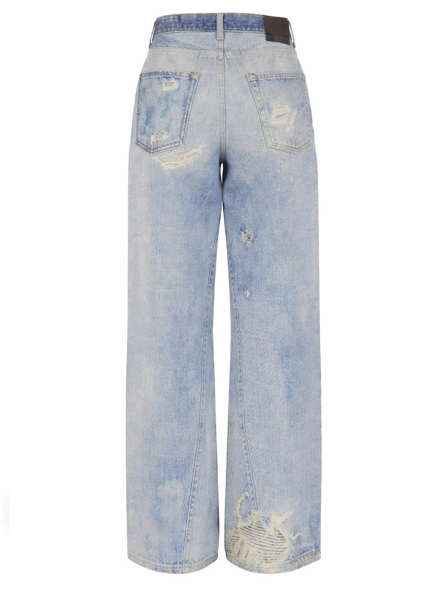 Our Legacy Women's Jeans Full Cut Blue