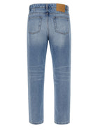 Ami Paris Men's Cotton Taglio Tapered Jeans Blue, view 3