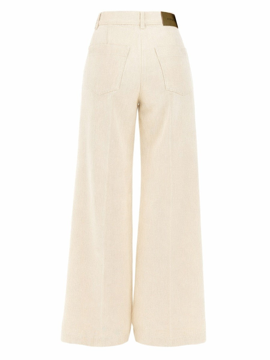 ASPESI Women's Jeans in Denim DI Cotone Beige