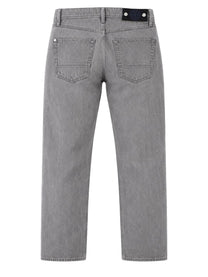 Stone Island Men's Denim Cotton Jeans Grey