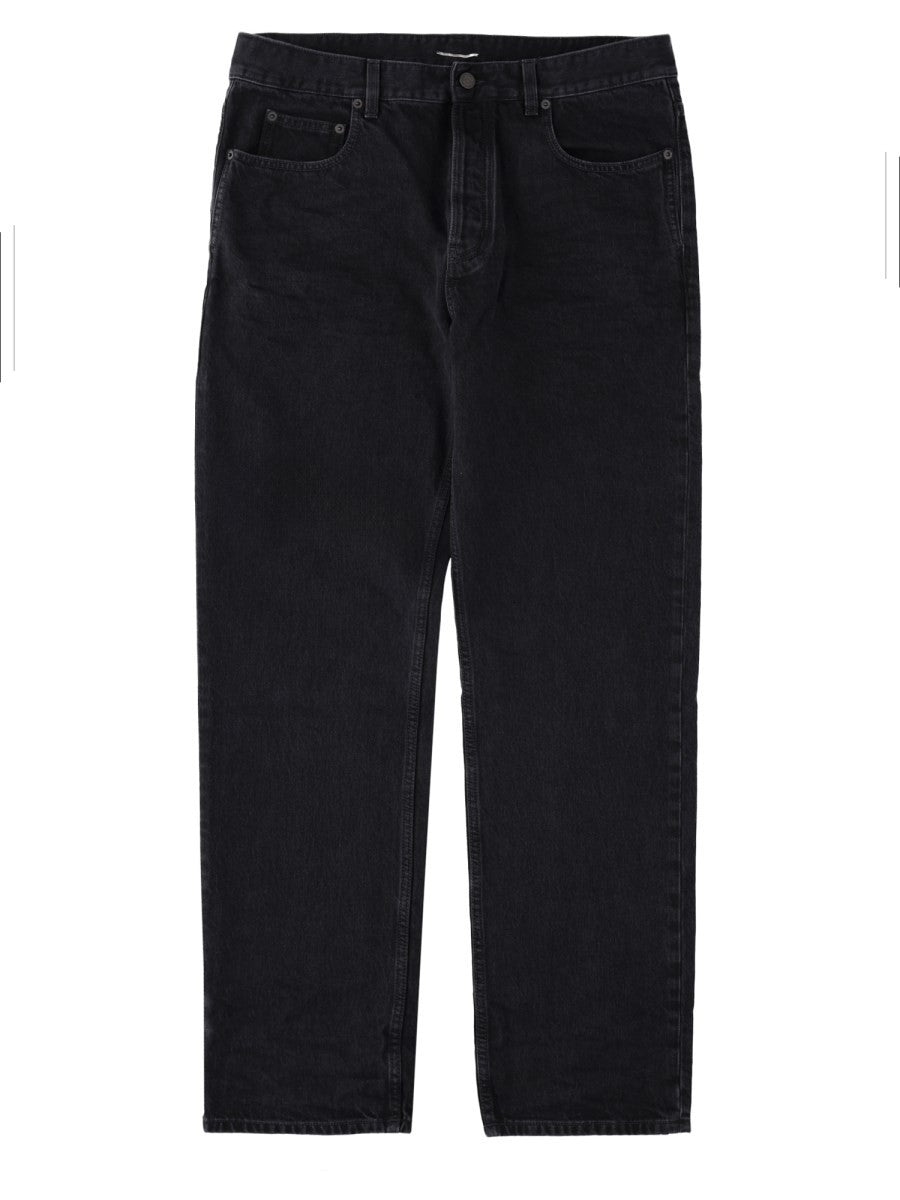 Saint Laurent Men's Denim Cotton Jeans Black