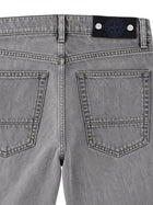Stone Island Men's Denim Cotton Jeans Grey