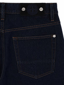 Stone Island Men's Jeans in Denim Di Cotone Blue