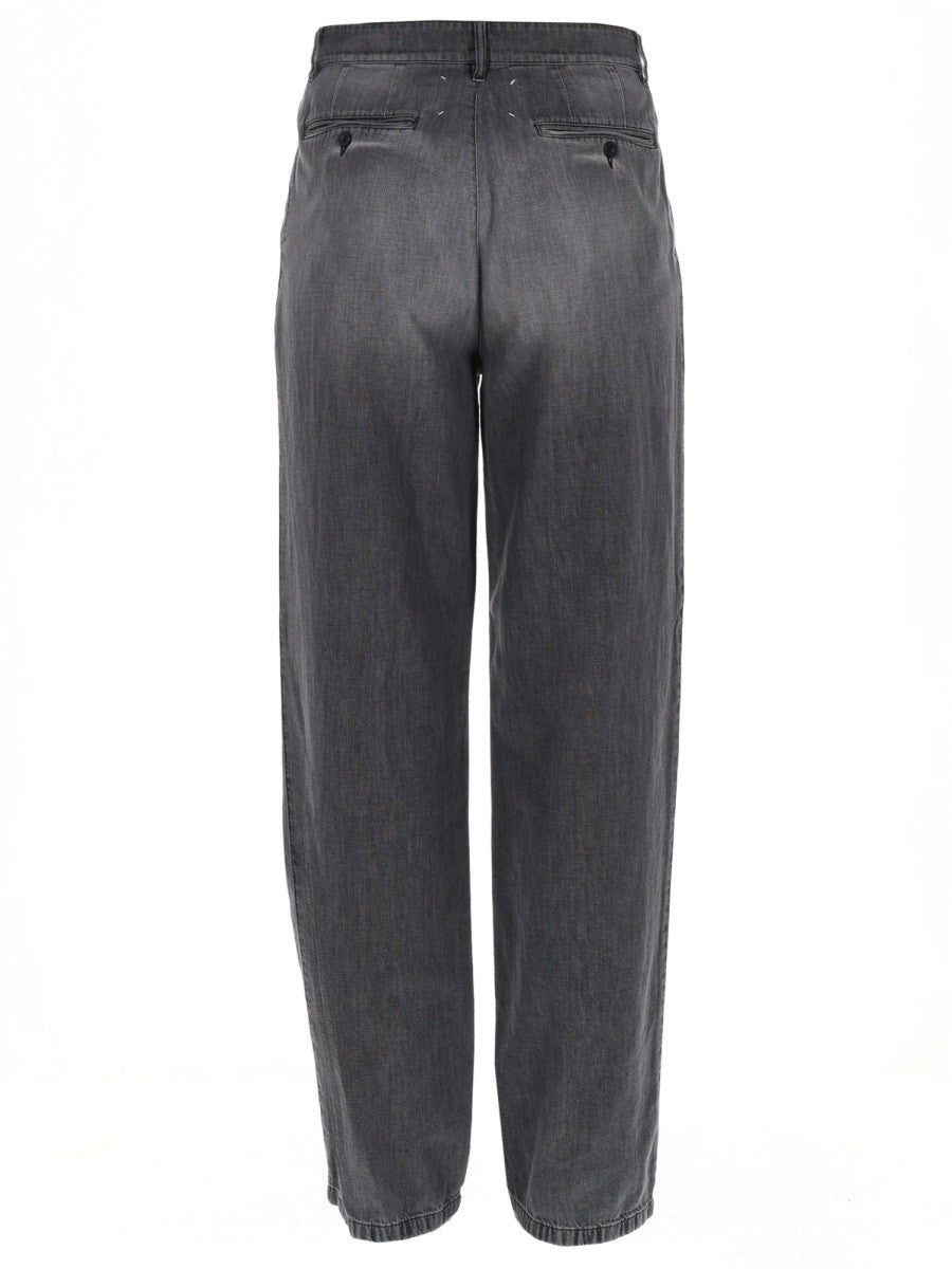 Maison Margiela Men's Jeans in Denim DI Cotone Black