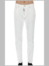 Dsquared2 Men's Jeans in Denim DI Cotone White