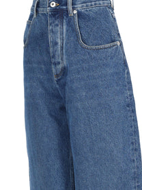 Bottega Veneta Women's Denim Cotton Jeans Blue