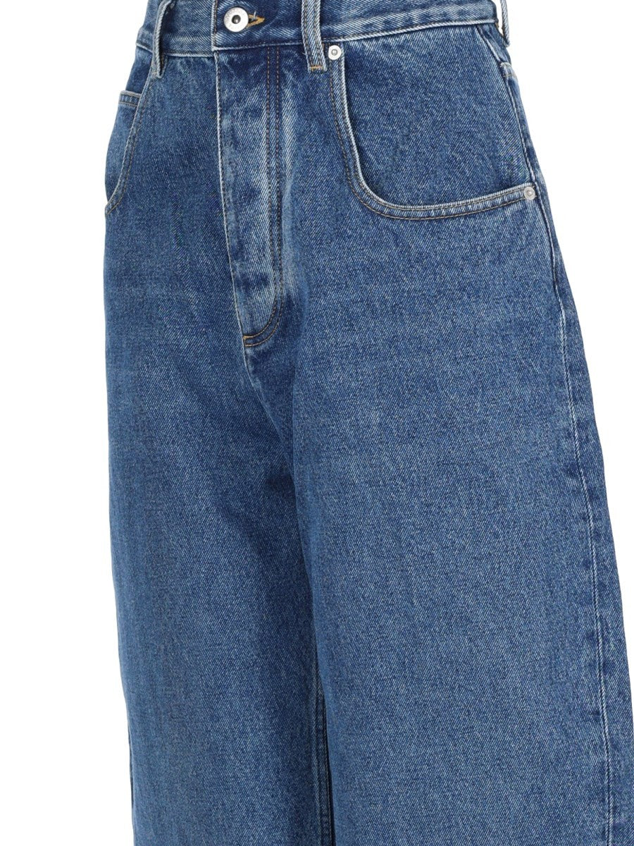 Bottega Veneta Women's Denim Cotton Jeans Blue