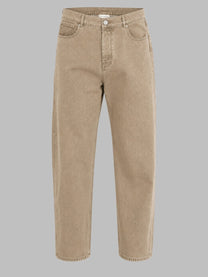 Drôle de Monsieur Men's Jeans in Denim DI Cotone Beige
