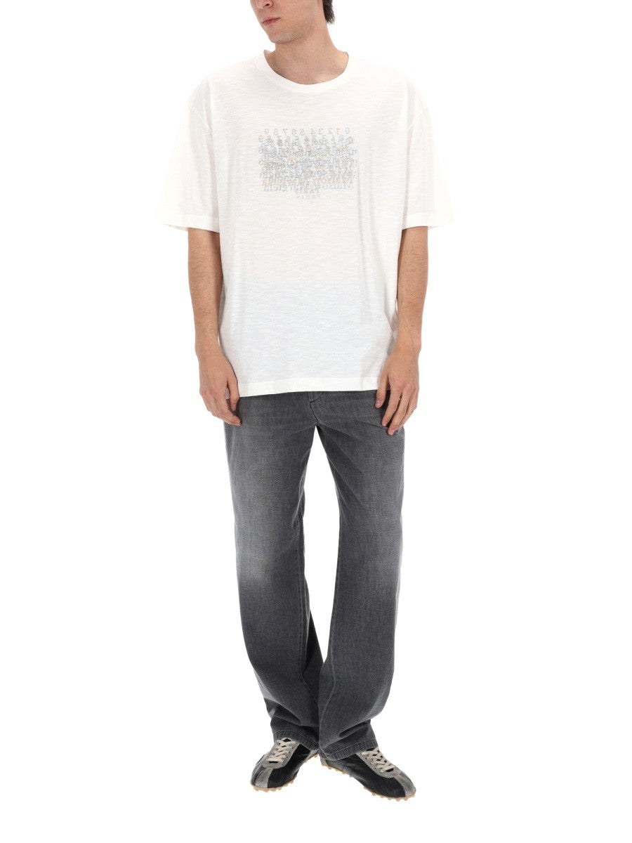 Maison Margiela Men's Jeans in Denim DI Cotone Black