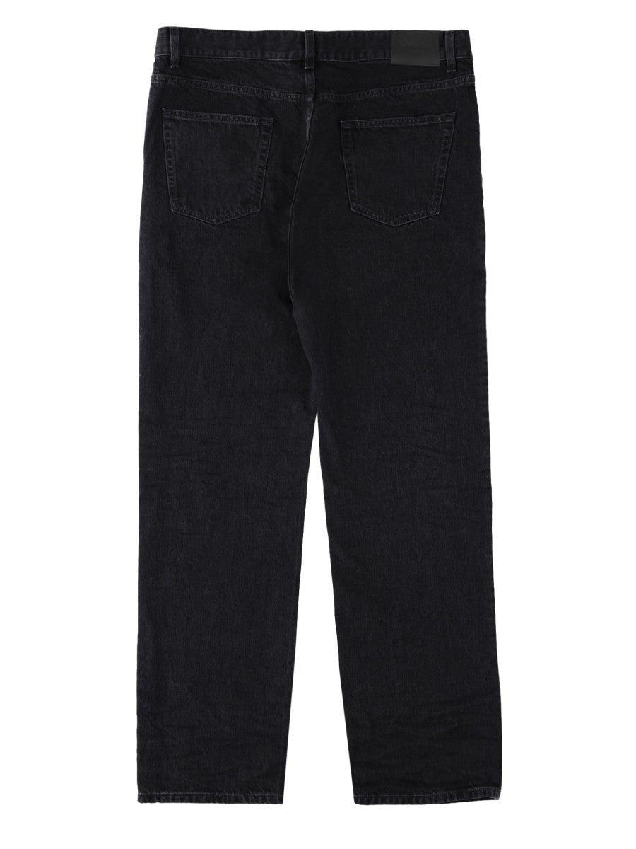 Saint Laurent Men's Denim Cotton Jeans Black, view 2