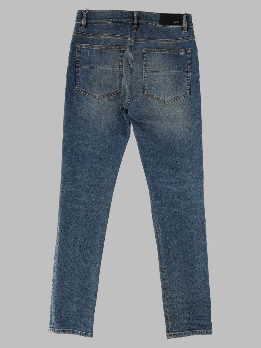 AMIRI Men's Jeans in Denim Di Cotone Blue