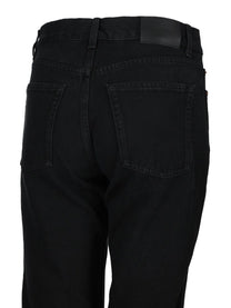 Saint Laurent Women's Denim Cotton Jeans Black, view 3