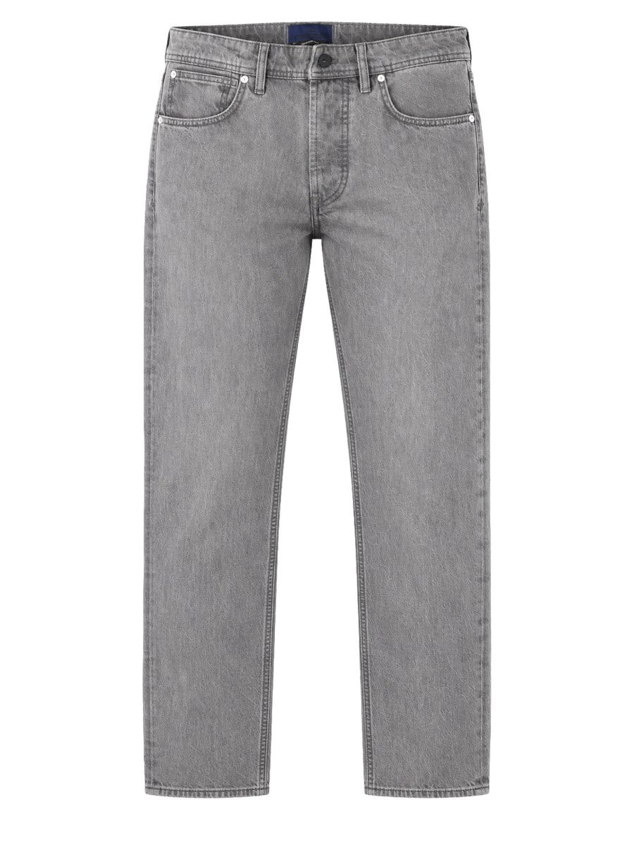 Stone Island Men's Denim Cotton Jeans Grey