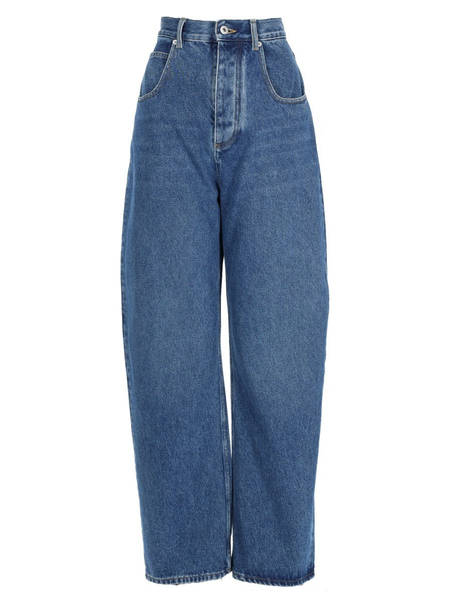 Bottega Veneta Women's Denim Cotton Jeans Blue