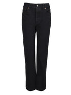 Saint Laurent Women's Denim Cotton Jeans Black