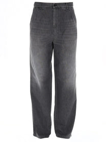 Maison Margiela Men's Jeans in Denim DI Cotone Black