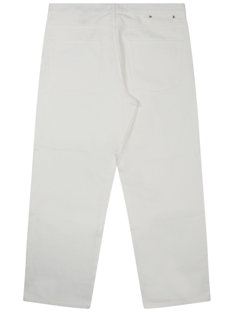 Golden Goose Men's Jeans in Denim White, view 2