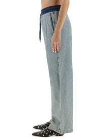 Moschino Jeans Women's Jeans in Denim Blue Moschino Jeans