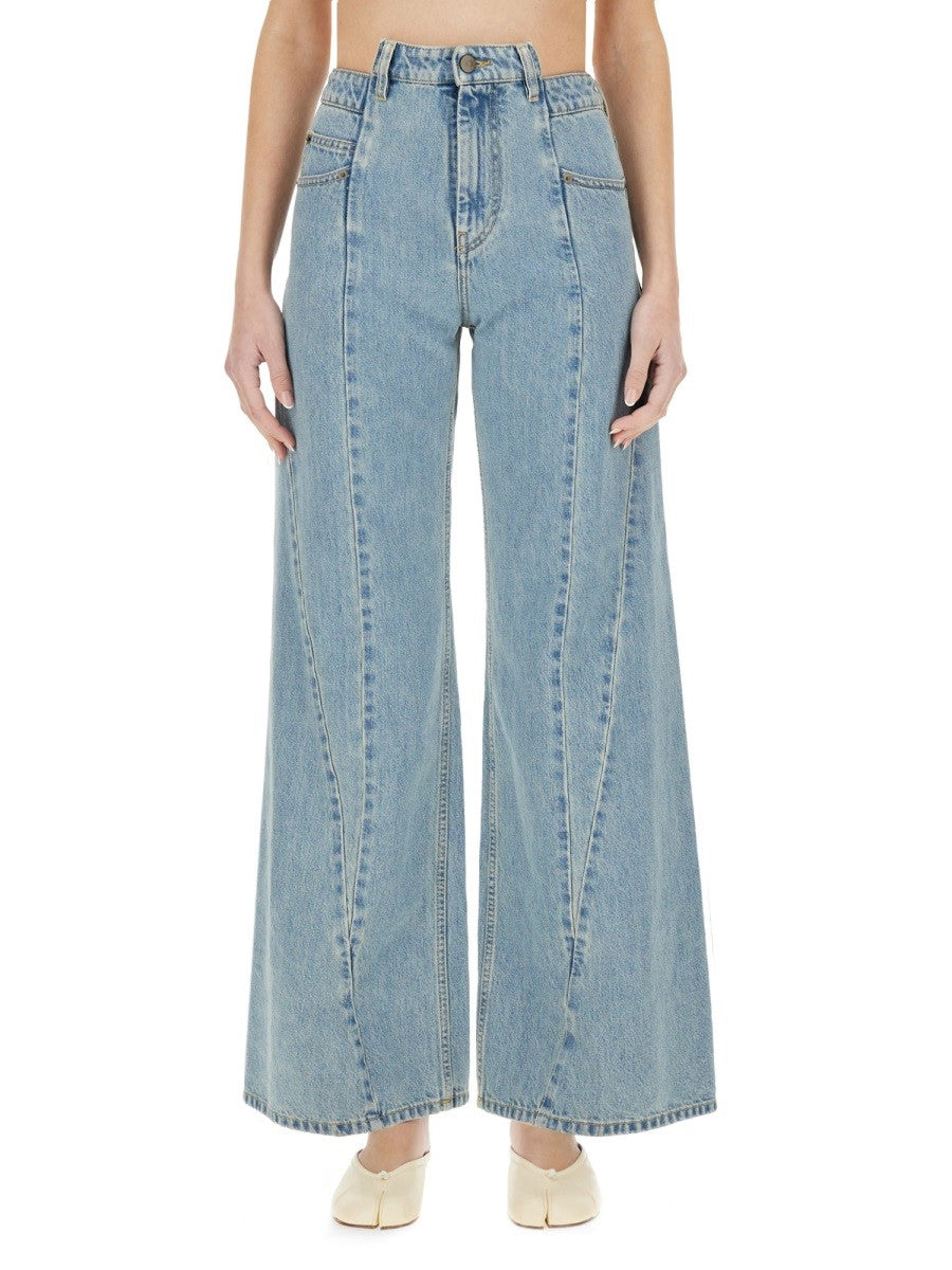 Maison Margiela Women's Jeans in Denim Blue