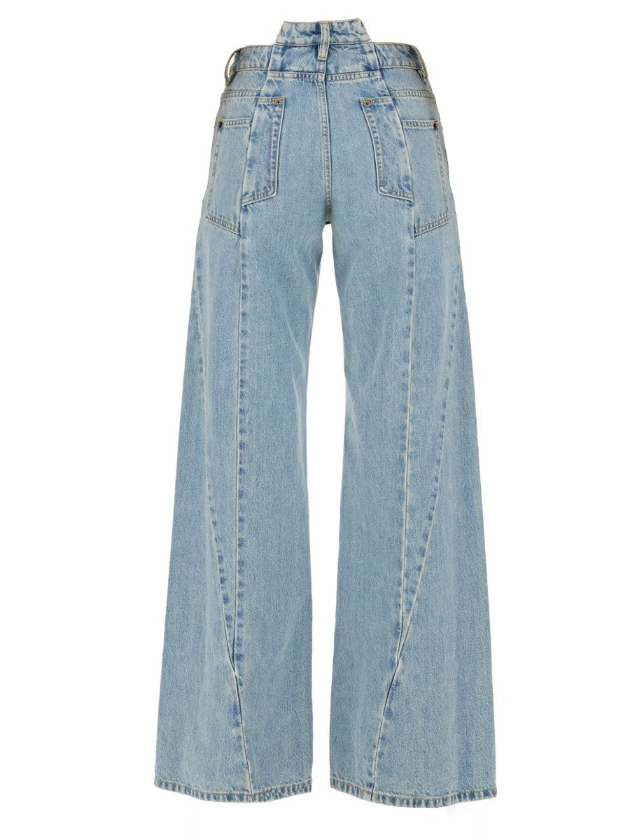 Maison Margiela Women's Jeans in Denim Blue