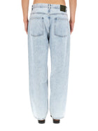 Drôle de Monsieur Men's Jeans in Denim Blue, view 4