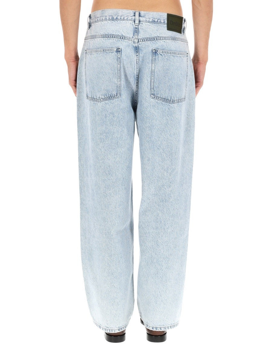 Drôle de Monsieur Men's Jeans in Denim Blue