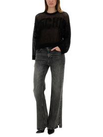 Moschino Jeans Women's Jeans in Denim Grey Moschino Jeans