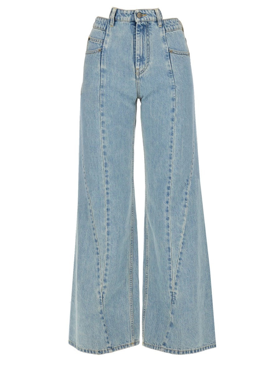 Maison Margiela Women's Jeans in Denim Blue