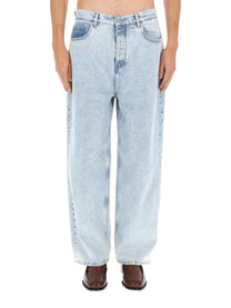 Drôle de Monsieur Men's Jeans in Denim Blue