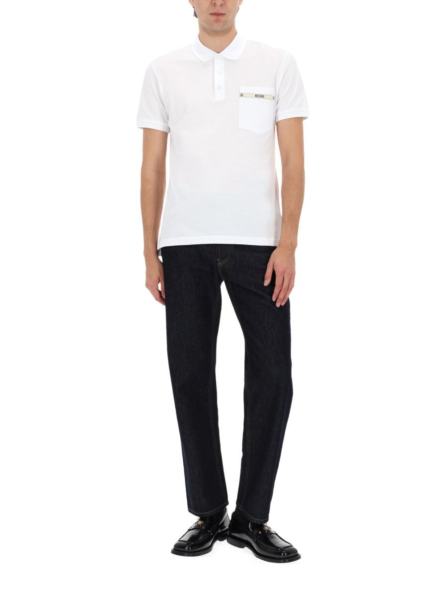 Moschino Men's Jeans in Denim Blue, view 2