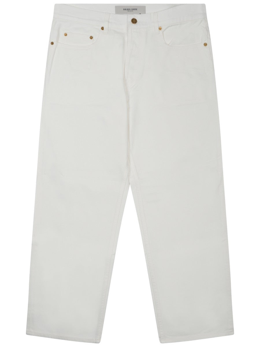 Golden Goose Men's Jeans in Denim White